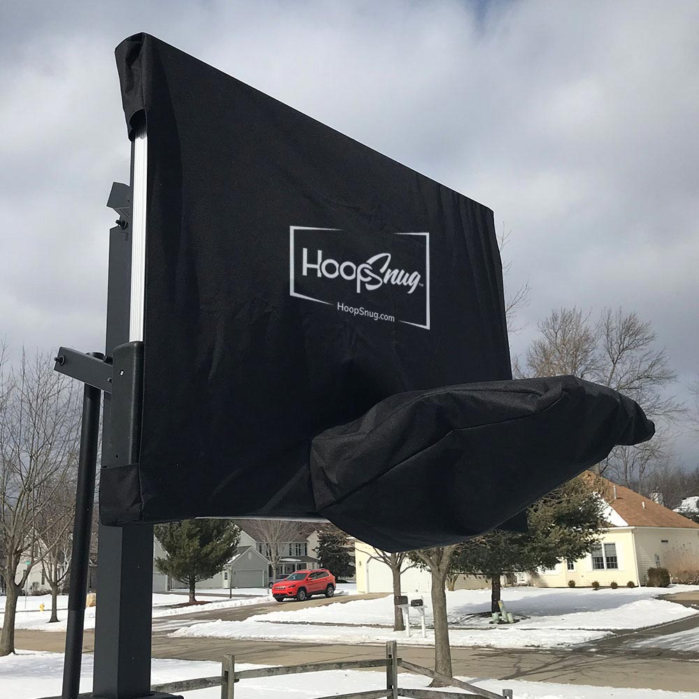 Official HoopSnug™ Basketball Hoop Winter Cover