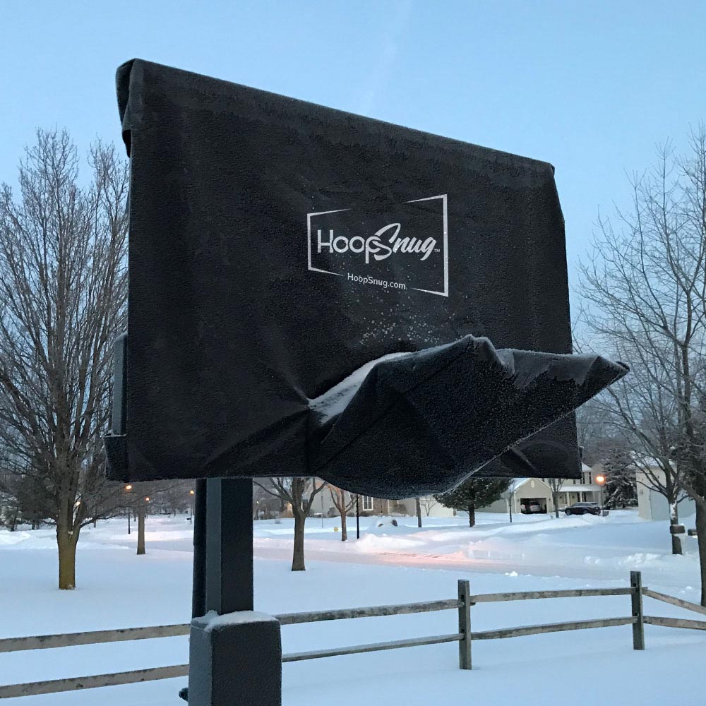 Official HoopSnug™ Basketball Hoop Winter Cover