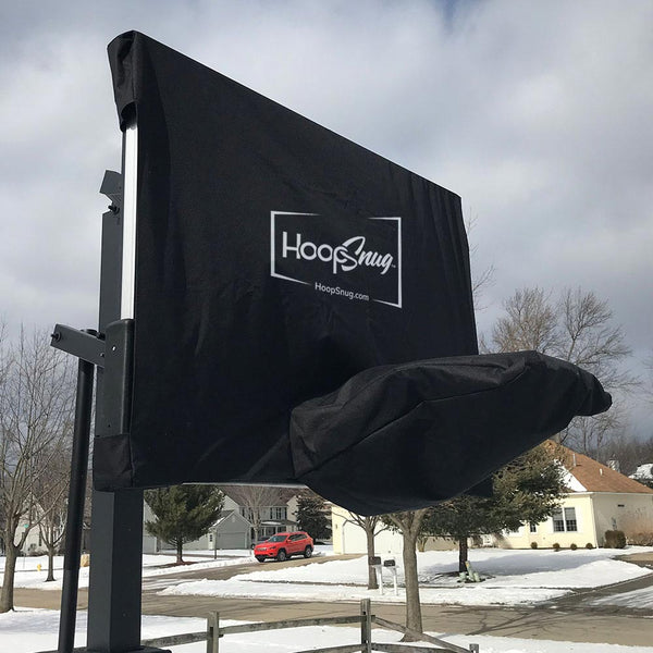 Basketball Hoop Winter Cover